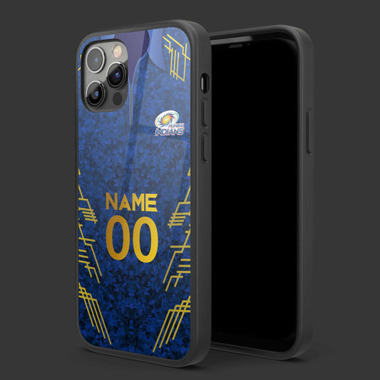 MI Jersey Custom Name Glass Case