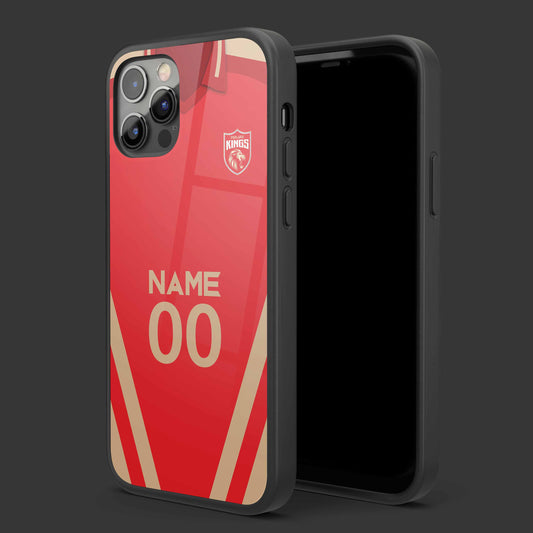 KXIP Jersey Custom Name Glass Case