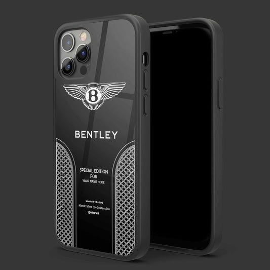 Bentley Custom Name Glass Case