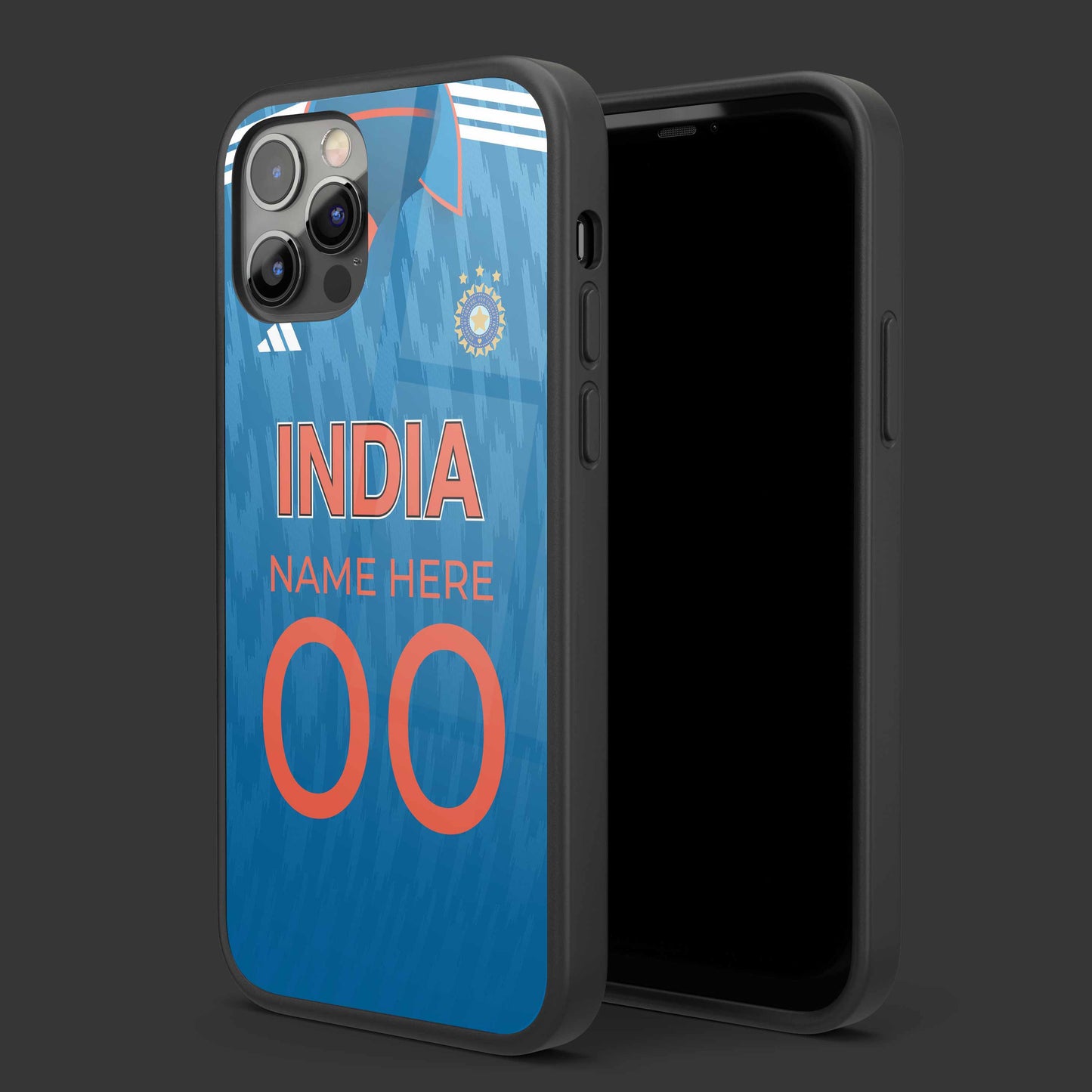 Customised India Jersey Glass  Mobile Cover