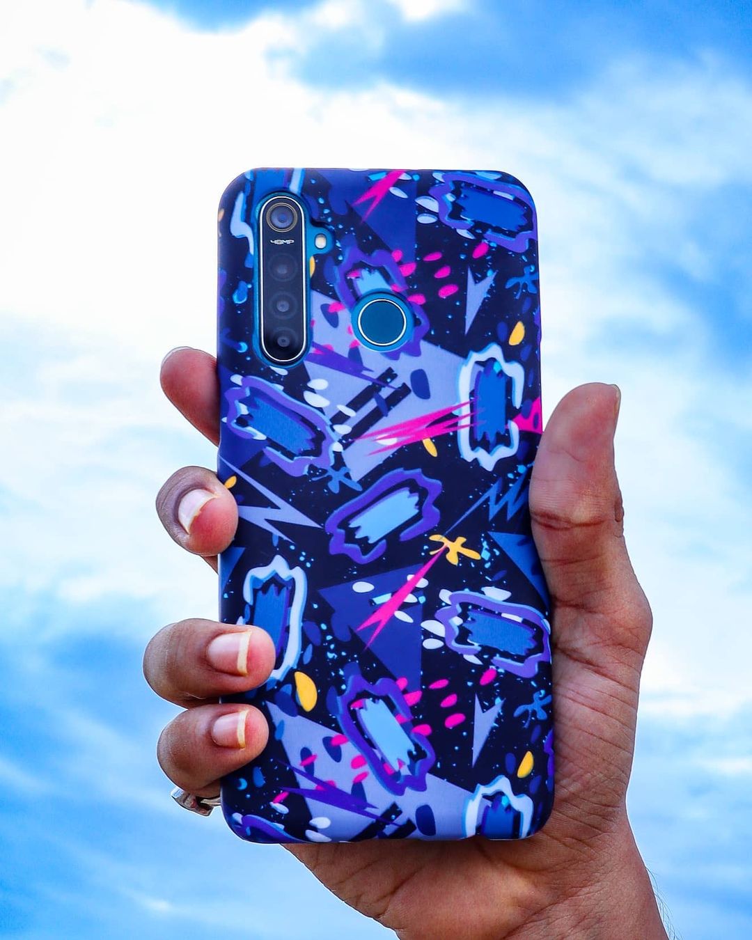 Blue Abstract Hard Case