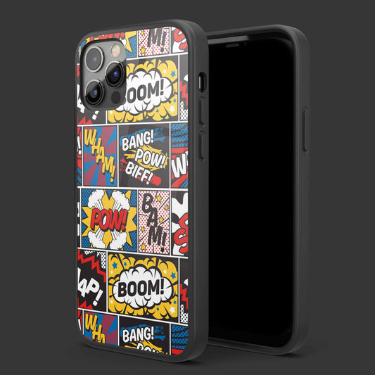 Sticker Bomb 2 Glass Mobile Cover