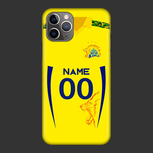 CSK IPL CUSTOM JERSEY MOBILE CASE