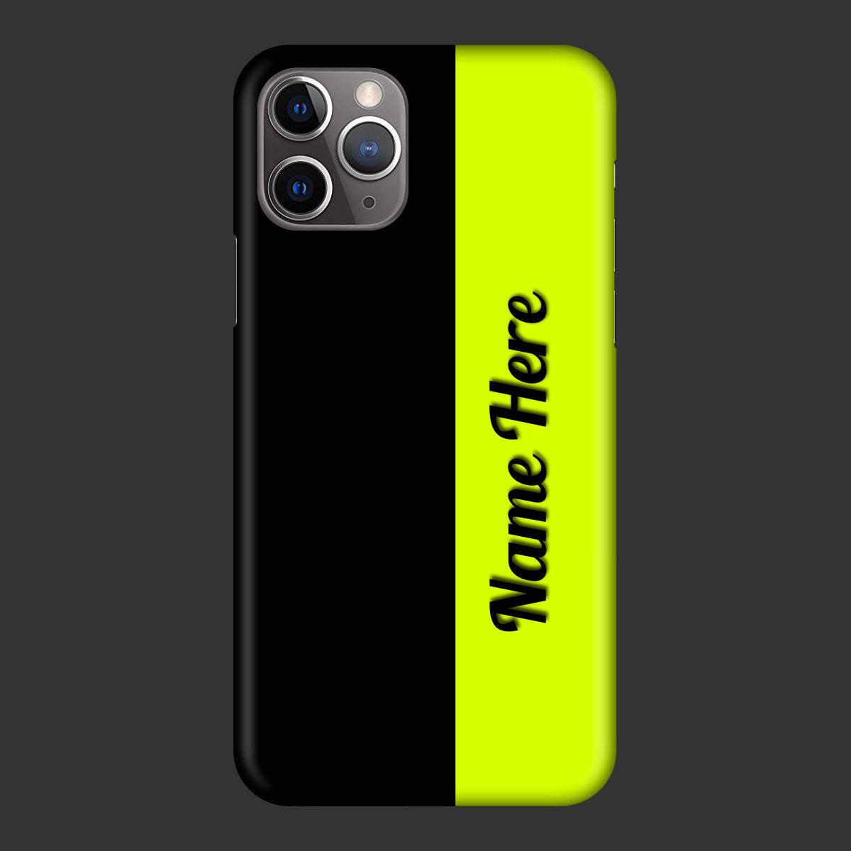 Dual Color 4D Custom Name Case Hard Cover