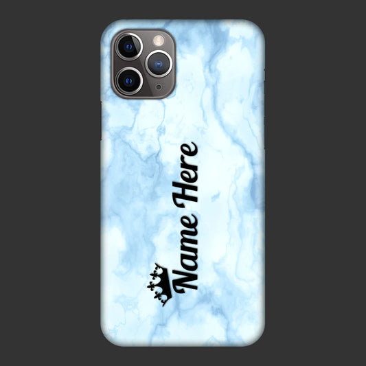 4D Custom Name Sky Blue Marble