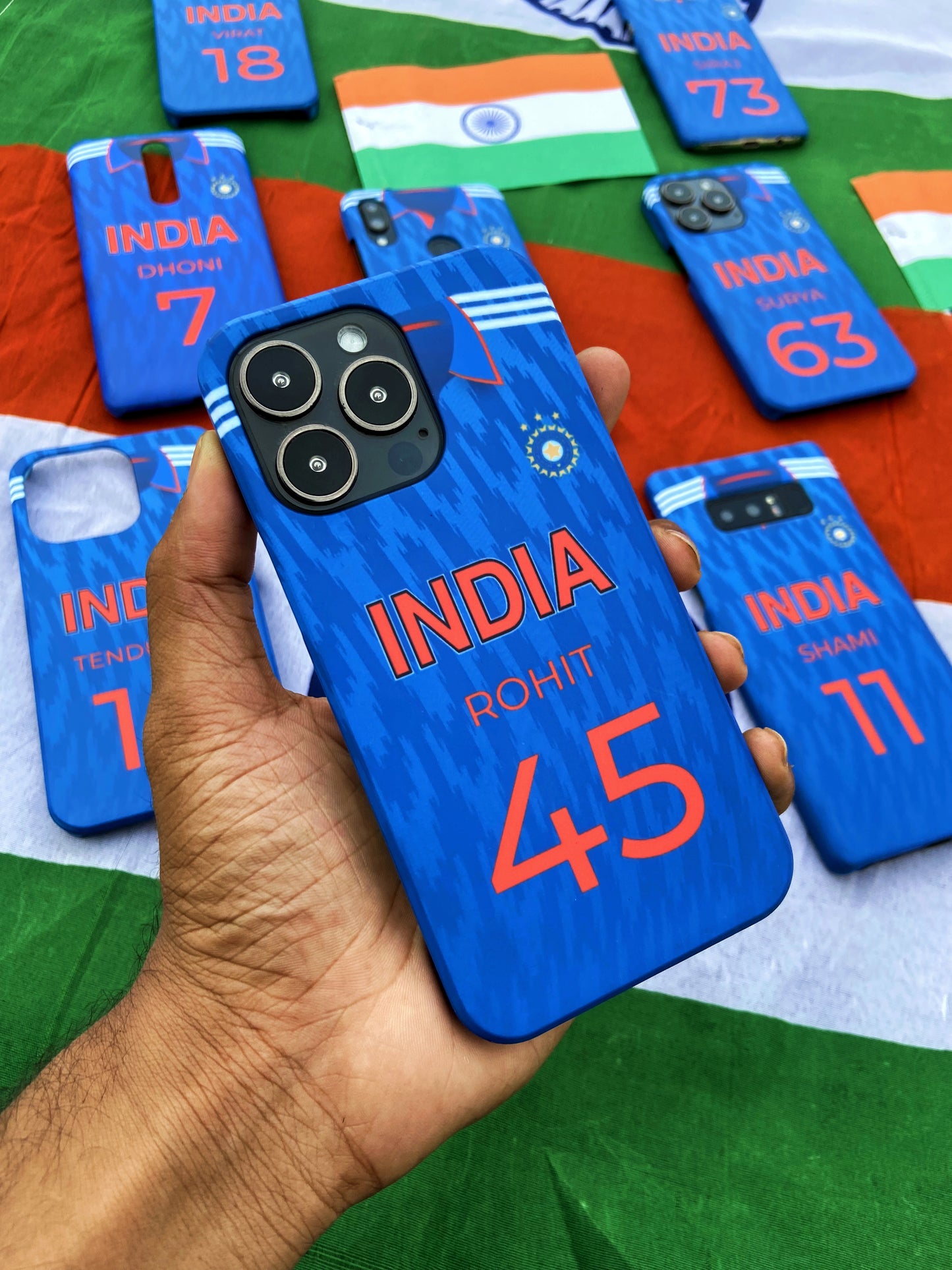 Custom Name India Jersey Case