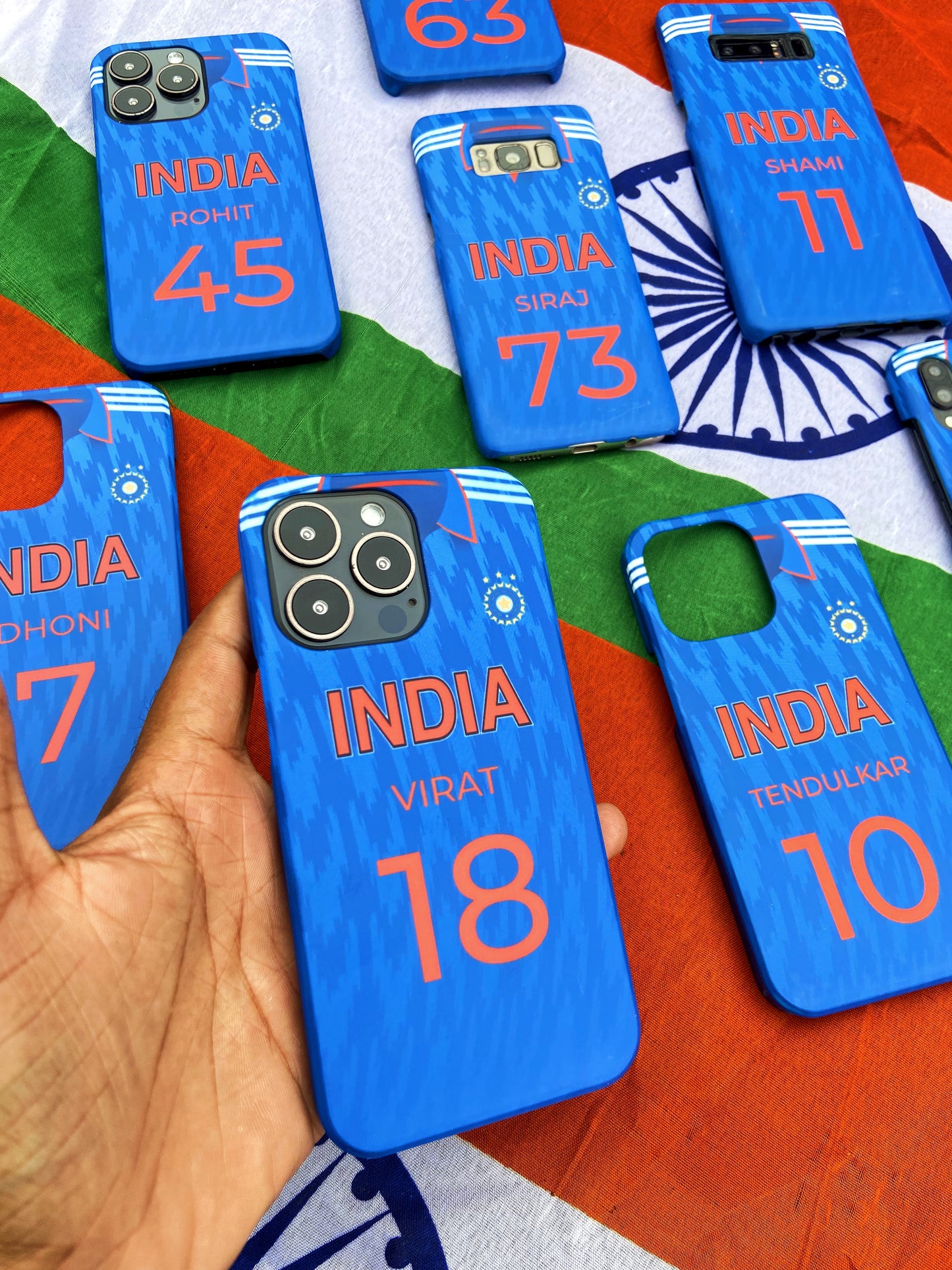 Custom Name India Jersey Case