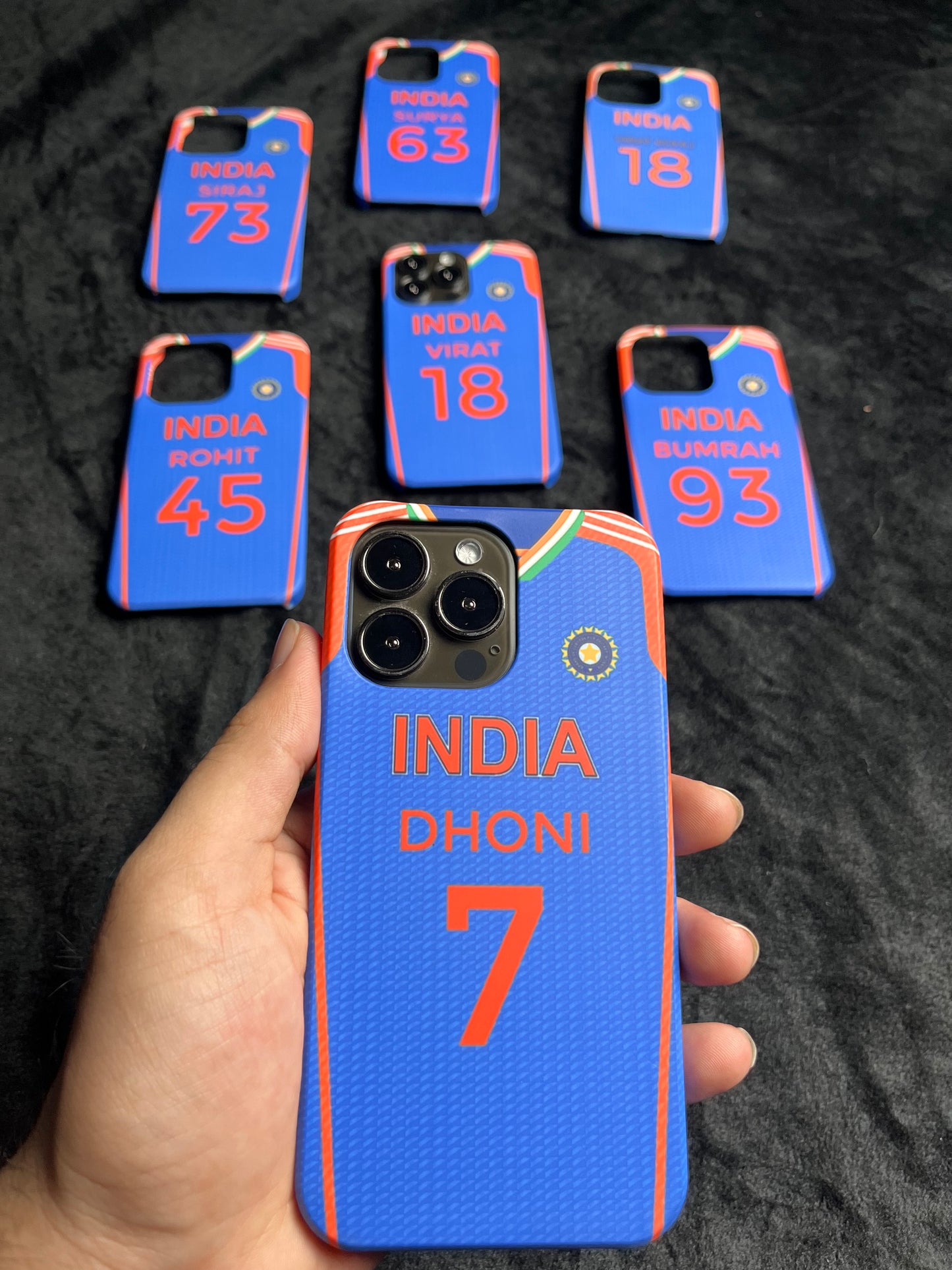 Custom Name India Jersey Case 2024