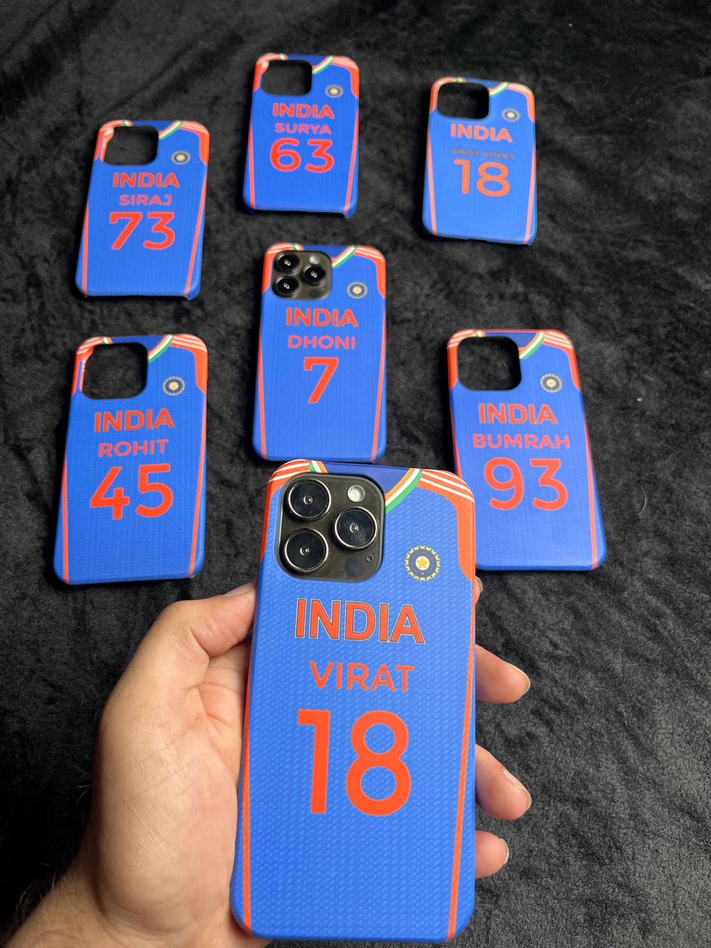 Custom Name India Jersey Case 2024