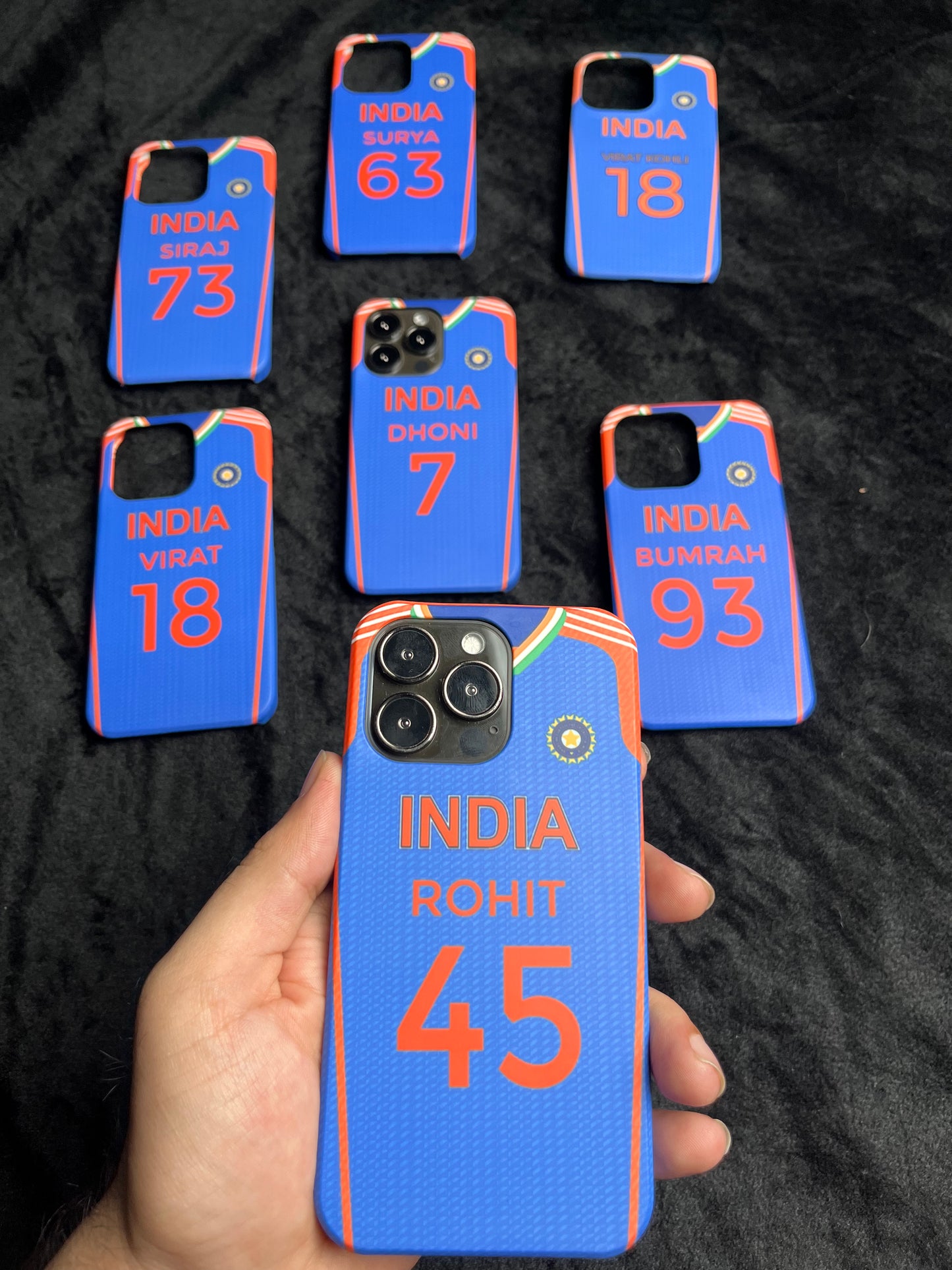 Custom Name India Jersey Case 2024