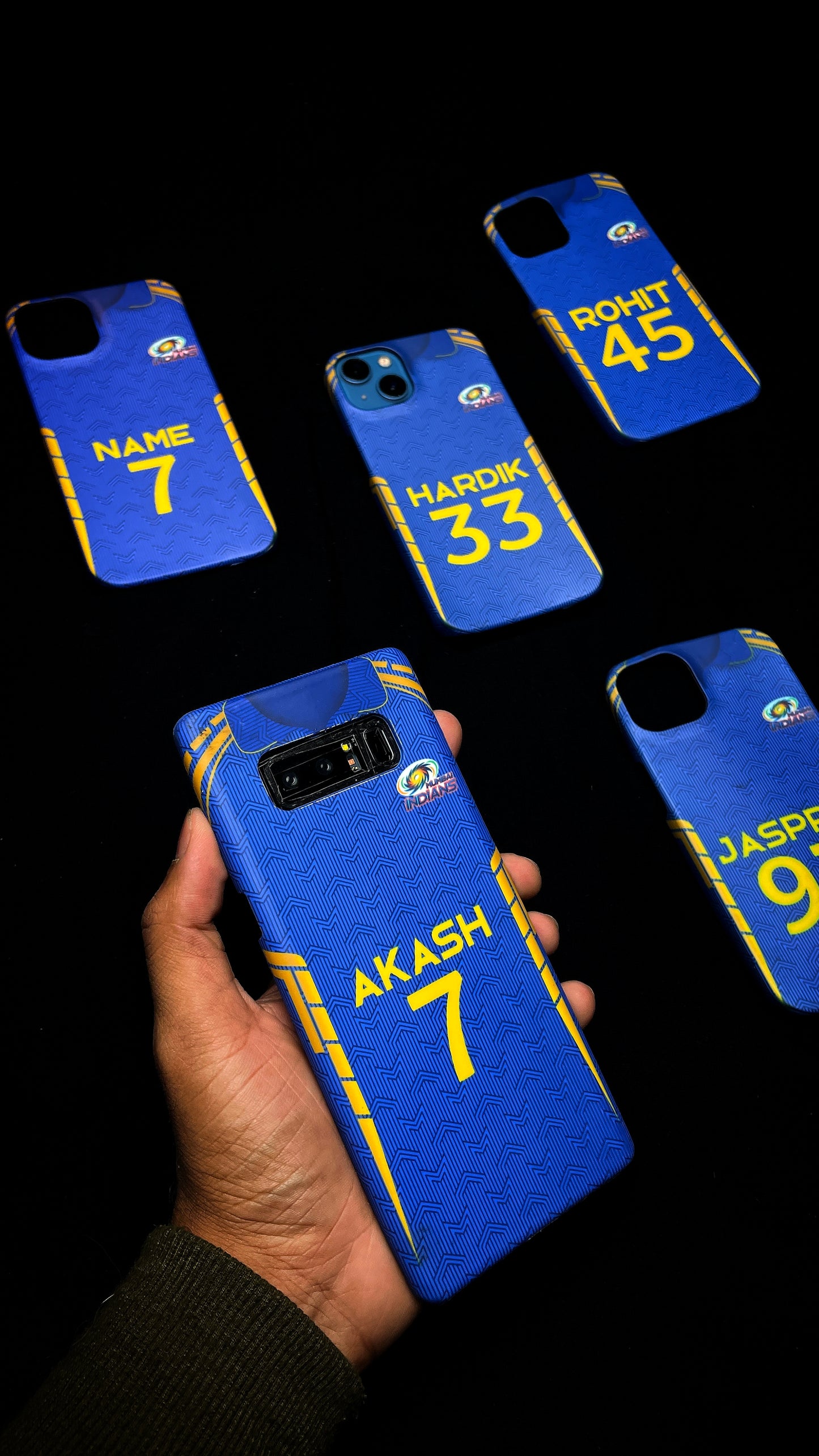 MI IPL CUSTOM JERSEY MOBILE CASE