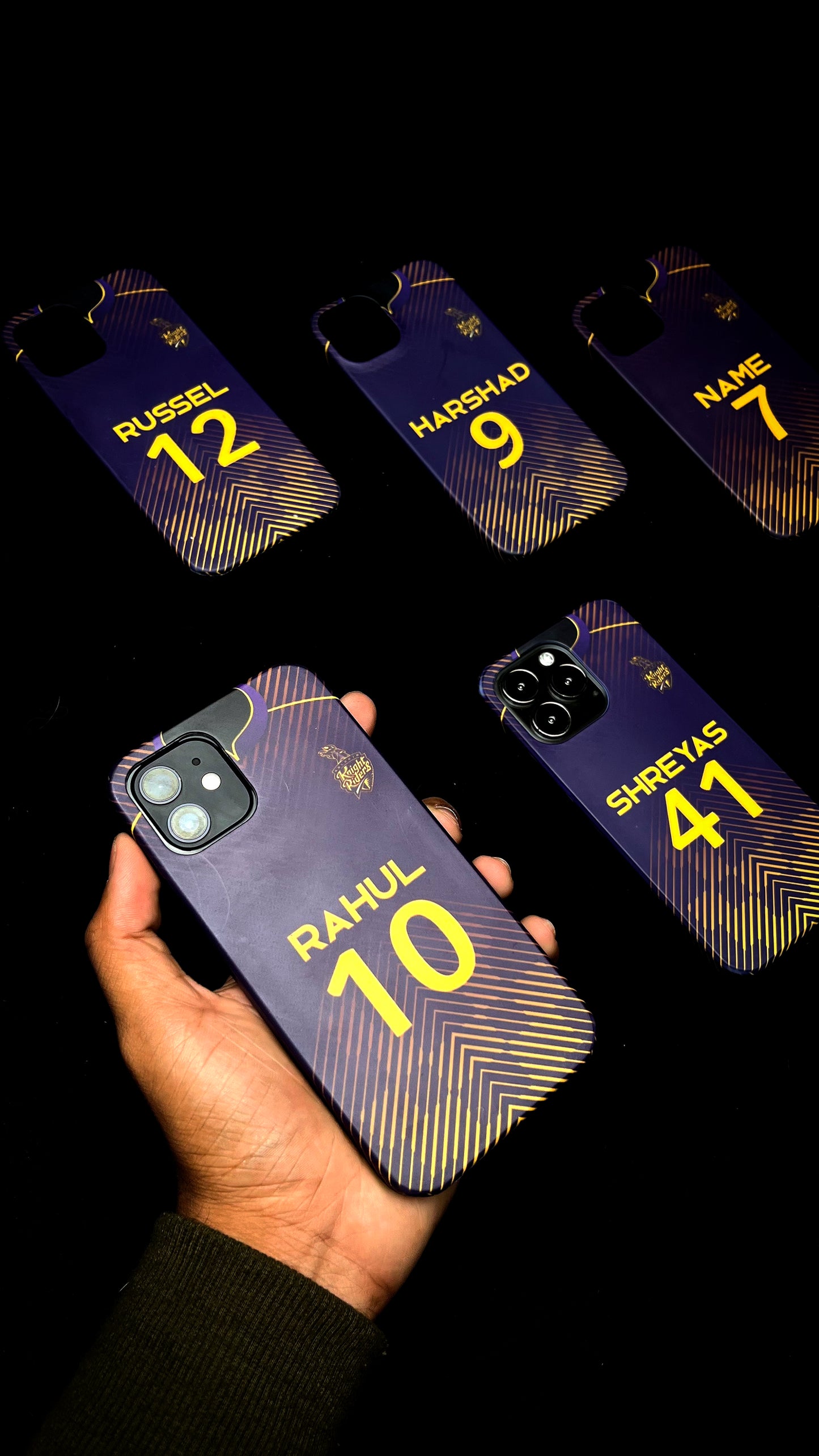 KKR IPL CUSTOM JERSEY MOBILE CASE