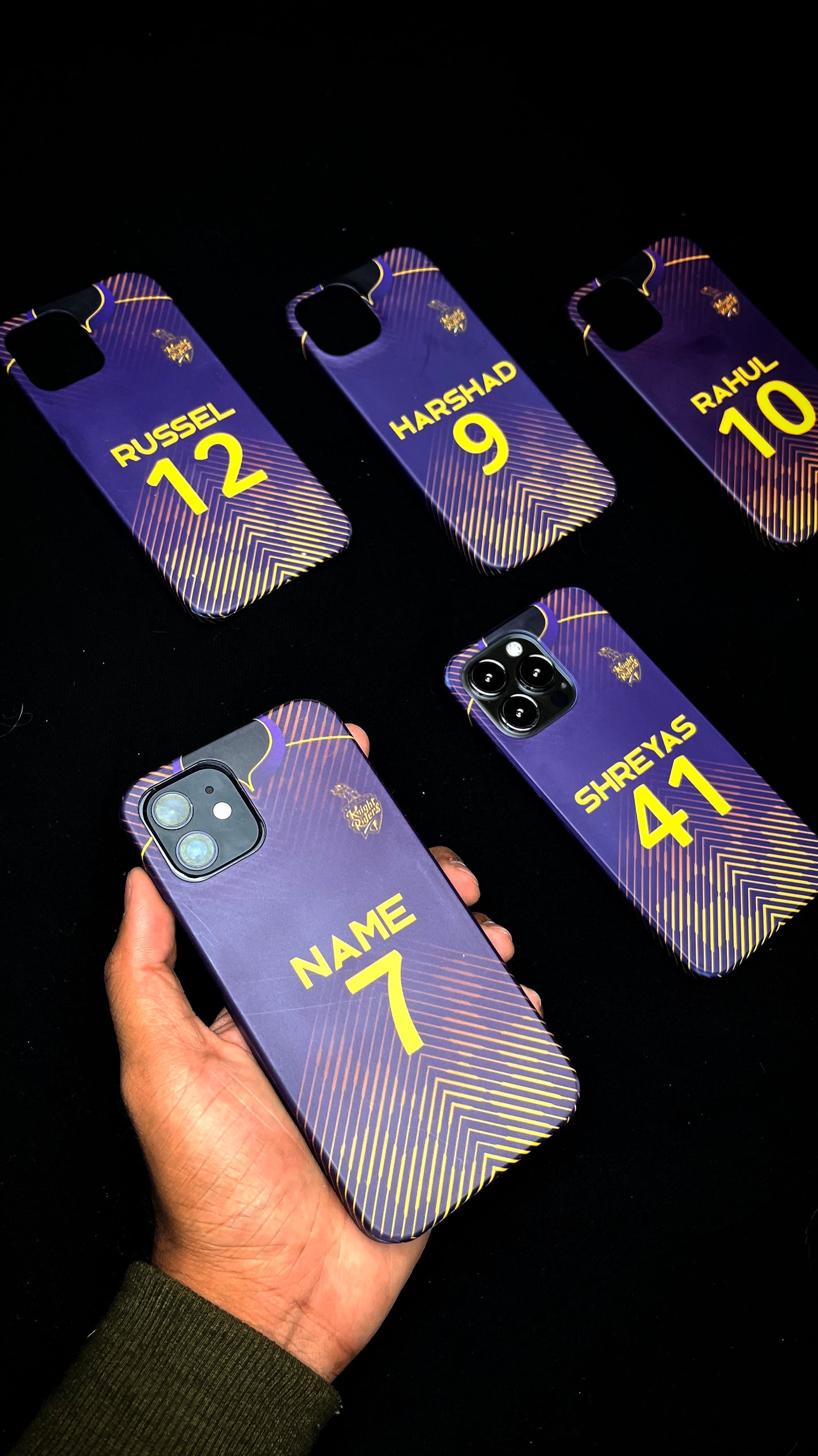 KKR IPL CUSTOM JERSEY MOBILE CASE