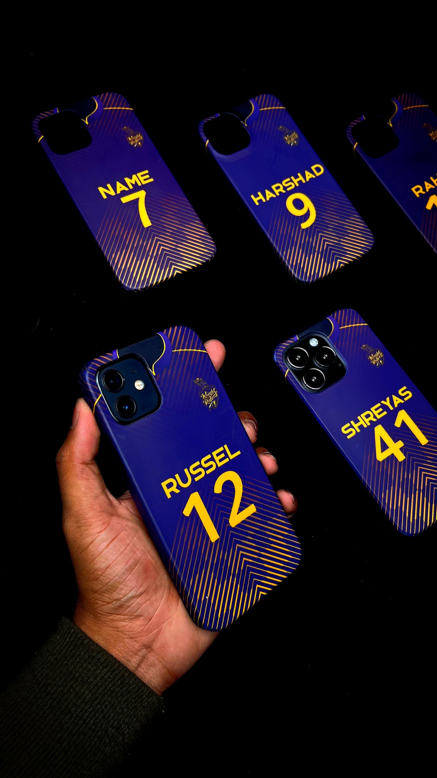 KKR IPL CUSTOM JERSEY MOBILE CASE