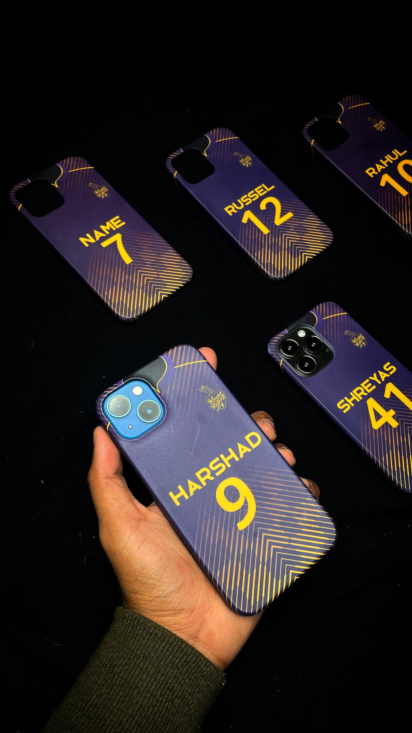 KKR IPL CUSTOM JERSEY MOBILE CASE