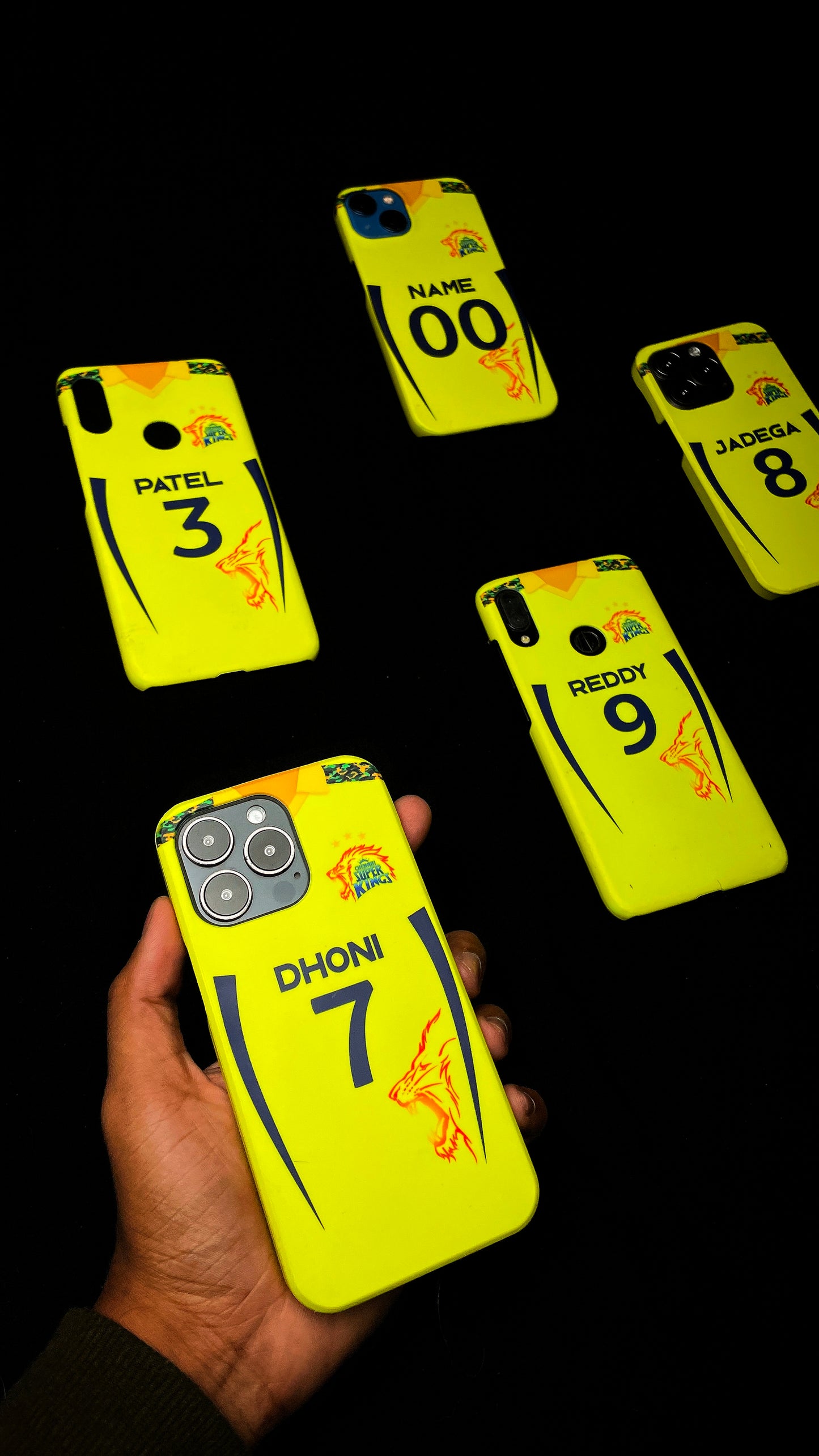 CSK IPL CUSTOM JERSEY MOBILE CASE