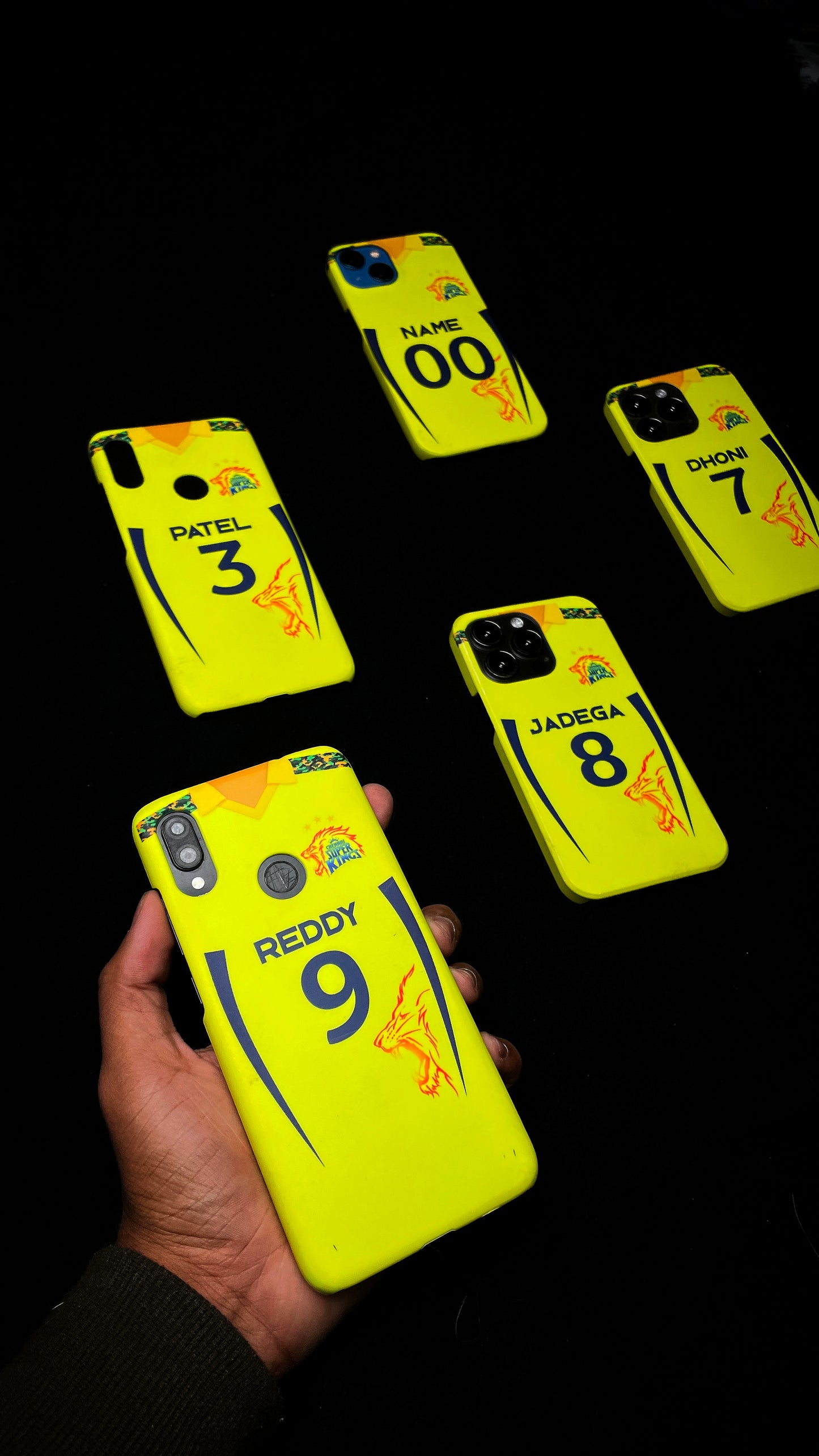 CSK IPL CUSTOM JERSEY MOBILE CASE