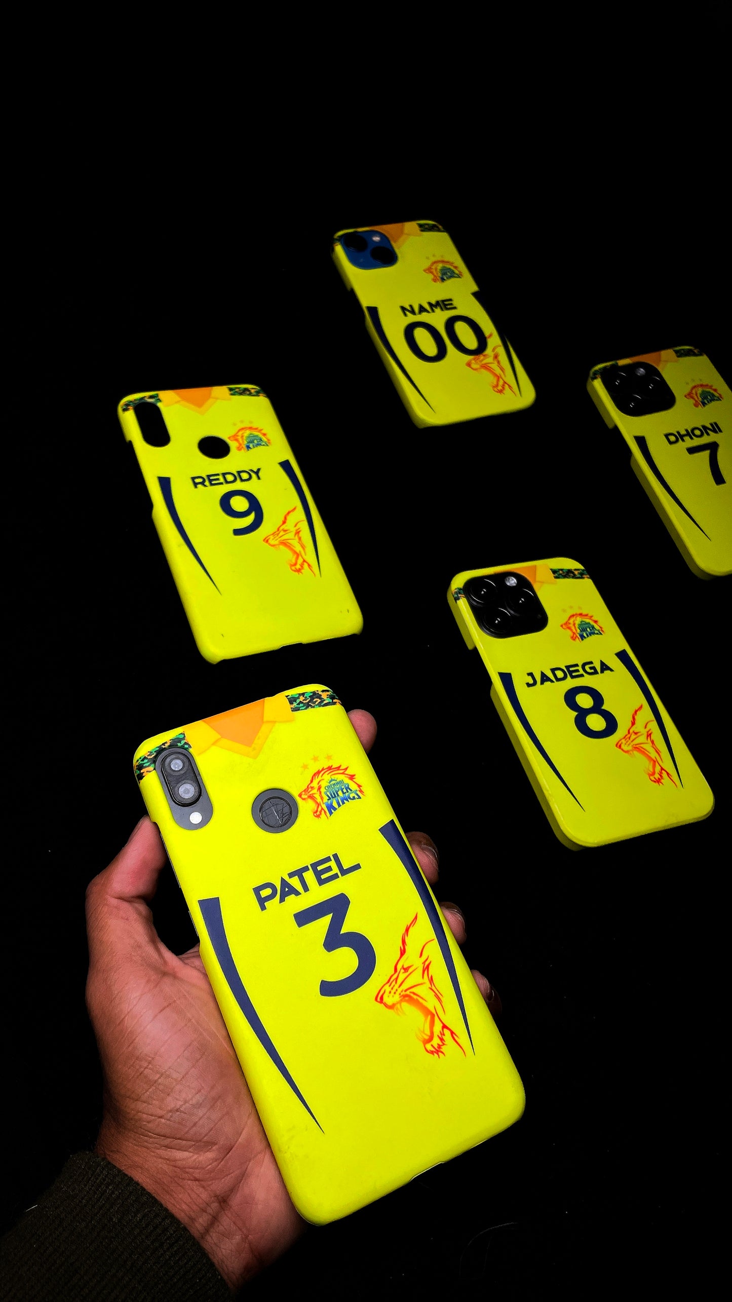 CSK IPL CUSTOM JERSEY MOBILE CASE