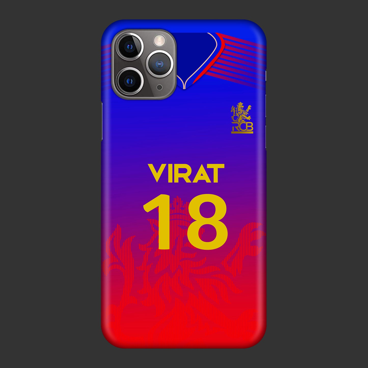 RCB IPL CUSTOM JERSEY MOBILE CASE