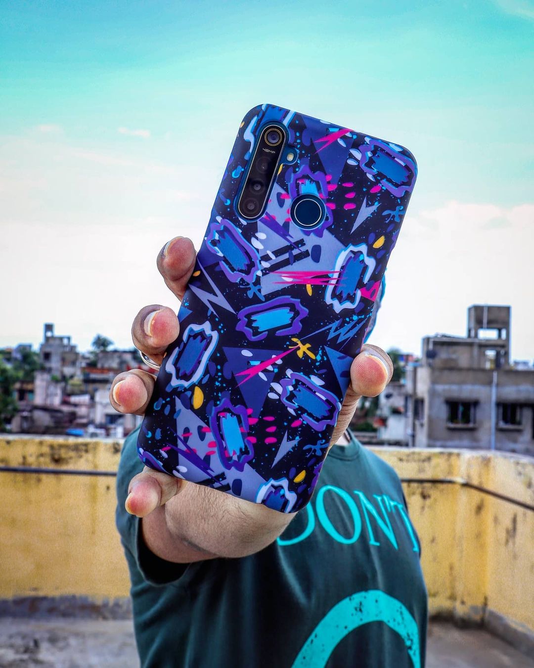 Blue Abstract Hard Case